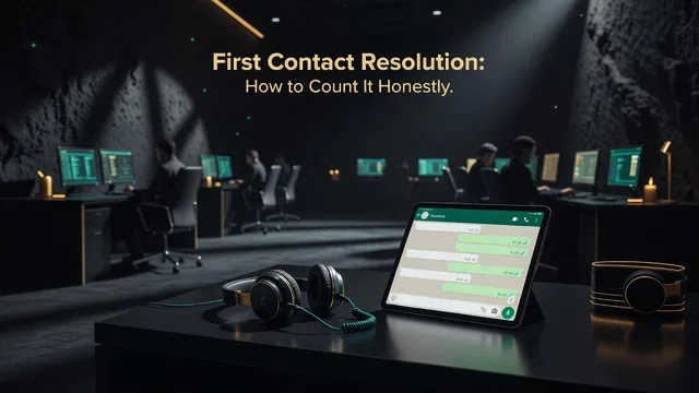 First Contact Resolution: How to Count It Honestly